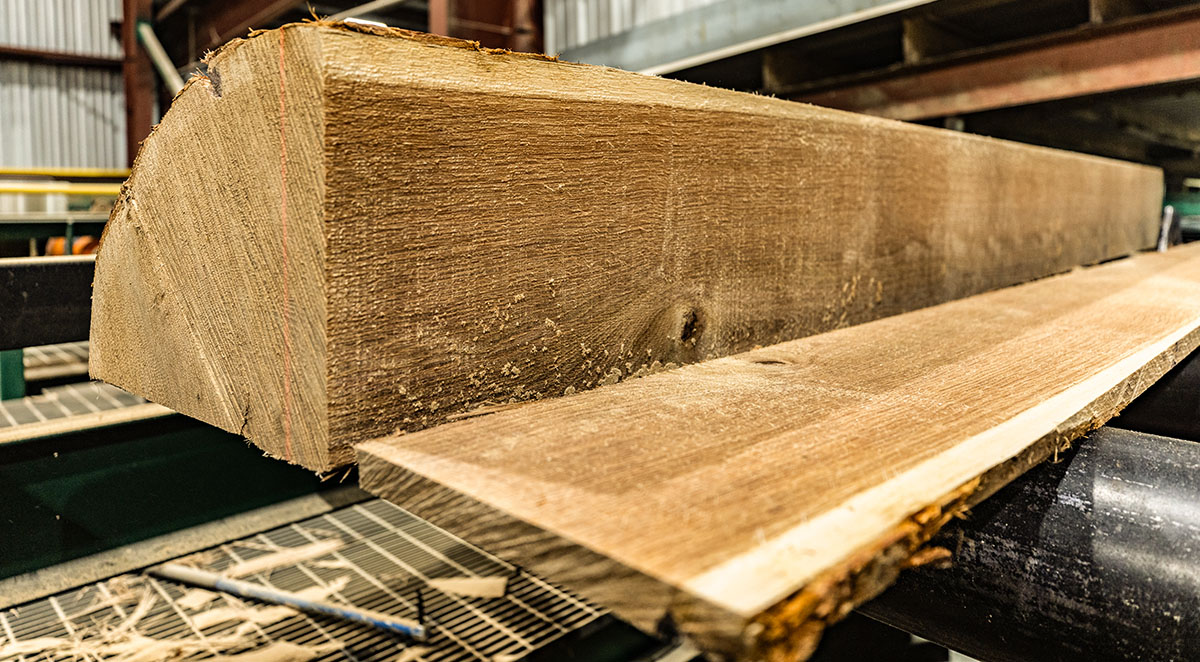 White oak rift and quarter sawn